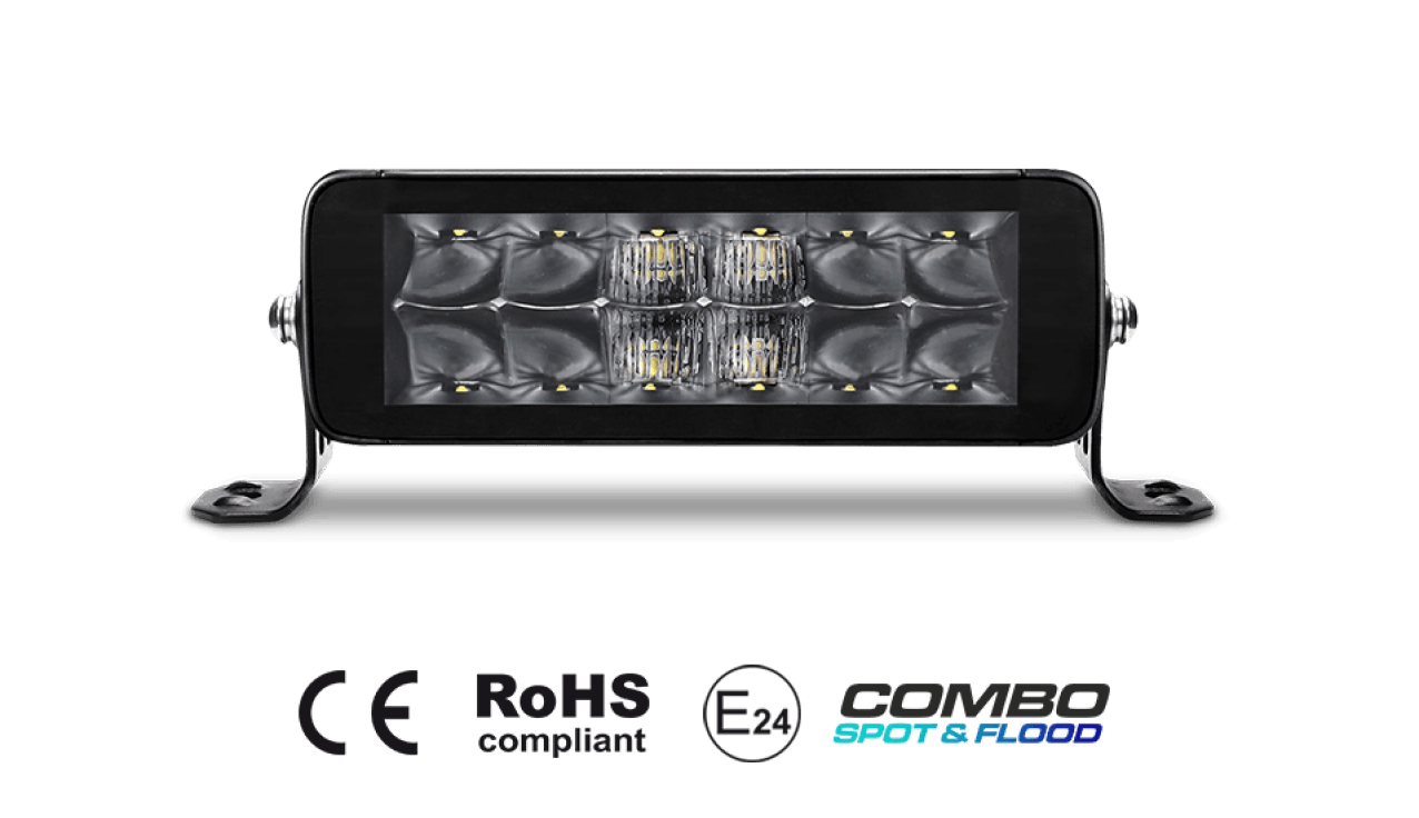 LED Extraljus 60W / 7" (18 cm) Combo